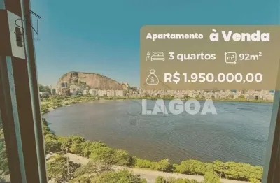 Apartamento com vista panorãmica à venda,  por r$ 2.050.000 - lagoa - rio de janeiro/rj
