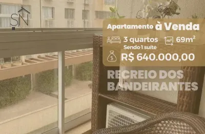 Apartamento com 3 dormitórios à venda, 69 m² por r$ 640.000,00 - recreio dos bandeirantes - rio de janeiro/rj