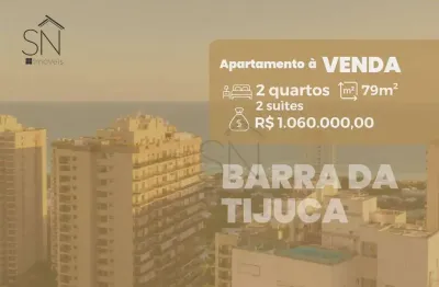 ABM: Apartamento duplex com 2 dormitórios à venda, 79 m² na Barra da Tijuca - Rio de Janeiro/RJ