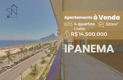 Apartamento com 4 dormitórios à venda, 320 m² por r$ 14.500.000,00 - ipanema - rio de janeiro/rj