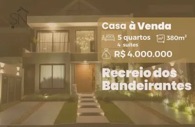 Casa em condomínio, com 5 dormitórios à venda, 380 m² por r$ 4.000.000 - recreio dos bandeirantes - rio de janeiro/rj