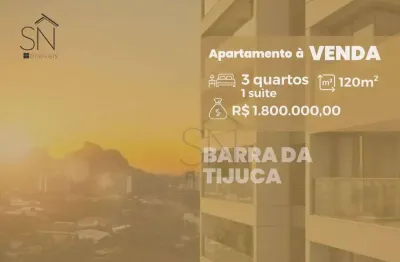 Apartamento com 3 dormitórios à venda, 120 m² por R$ 1.800.000,00 - Barra da Tijuca - Rio de Janeiro/RJ