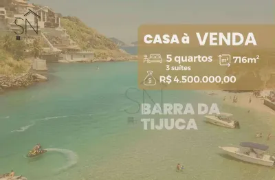Casa com 5 dormitórios à venda por R$ 4.500.000,00 - Barra da Tijuca - Rio de Janeiro/RJ