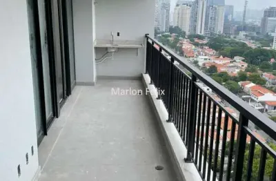 Apartamento novo 68 m² 2 quartos 1 suíte varandão no brooklin - são paulo - sp