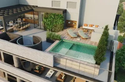 Cobertura nova 324 metros hall privativo 3 suítes 3 vagas e depósito chácara klabim são paulo