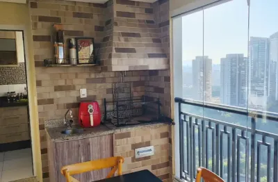 Apartamento excelente com 3 dormitórios e 3 vagas andar alto na Barra Funda