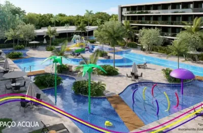 Oportunidade flat no makai acqua resort muro alto (81) 996344755