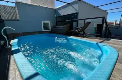 Cobertura alto padrão com piscina privativa à venda na praia dos amores
