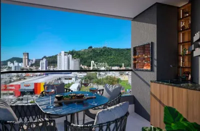 Apartamento novo com 1 suíte + 1 dormitório no centro de itajaí