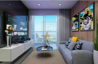 Apartamento studio em barueri centro parc barcelona