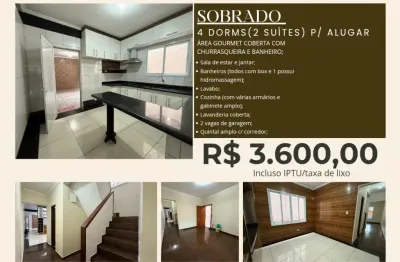 Alugo sobrado individual, polvilho, cajamar, 4 dorms, 2 suítes, sacada, área gourmet,  2 vagas cobertas e muito mais, confiram: