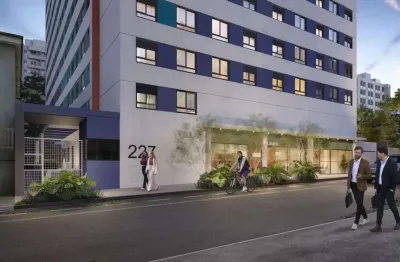 Apartamento à venda em são paulo, barra funda, com 2 quartos, 32m²