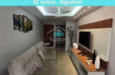 Apartamento com vista mar para venda com 2 suítes no algodoal - cabo frio - rj