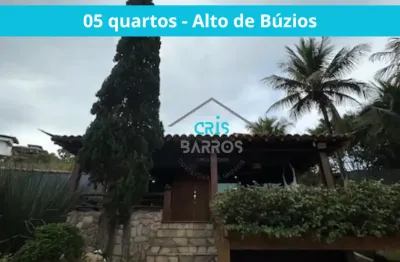 Casa à venda com 05 quartos no alto de búzios em armação dos búzios - rj