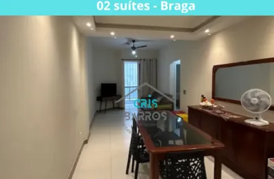 Apartamento reformado para venda  com 2 suítes no  braga - cabo frio - rj