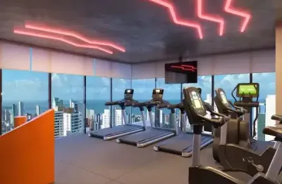 Apartamento 2 quartos sendo 1 suíte com vista para o mar!