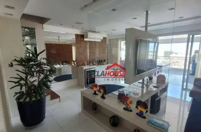 Cobertura amável com 3 suítes à venda, 380 m² por r$ 6.700.000 - vila galvão - guarulhos/sp