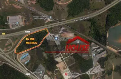Área à venda, 46000 m² por r$ 9.000.000,00 - do taboão - mogi das cruzes/sp