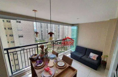 Apartamento com 3 dormitórios à venda, 86 m² por r$ 859.000,00 - jardim flor da montanha - guarulhos/sp