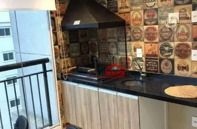 Apartamento com 1 dormitório para alugar, 38 m² por r$ 3.200,00/mês - jardim flor da montanha - guarulhos/sp