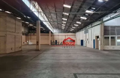 Galpão para alugar, 8000 m² por r$ 128.000,00/mês - cidade aracilia - guarulhos/sp