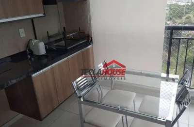 Apartamento com 1 dormitório para alugar, 38 m² por r$ 3.200,00/mês - jardim flor da montanha - guarulhos/sp