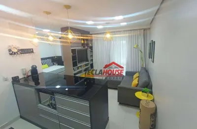 Apartamento com 1 dormitório para alugar, 38 m² por r$ 3.800,00/mês - jardim flor da montanha - guarulhos/sp