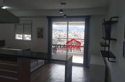 Apartamento com 1 dormitório para alugar, 38 m² por r$ 3.000,00/mês - jardim flor da montanha - guarulhos/sp