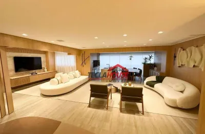 Apartamento com 3 dormitórios à venda, 154 m² por r$ 2.500.000,00 - jardim flor da montanha - guarulhos/sp