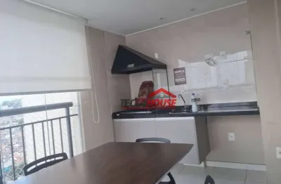 Apartamento com 2 dormitórios para alugar, 56 m² por r$ 4.500,00/mês - jardim flor da montanha - guarulhos/sp