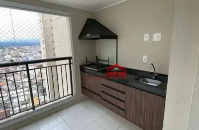 Belo apto com 2 dormitórios para alugar, 68 m² por r$ 3.800/mês - jardim flor da montanha - guarulhos/sp