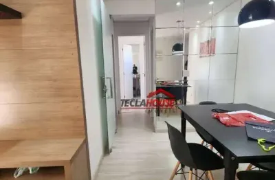 Apartamento com 2 dormitórios para alugar, 62 m² por r$ 4.050,00/mês - vila rosália - guarulhos/sp