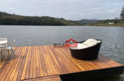 Chácara com 4 dormitórios à venda, pé na agua- nazaré paulista/sp