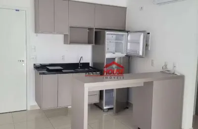 Studio cidade maia com 1 suíte mobiliado locação, 38 m² por r$ 3.000/mês - jardim flor da montanha - guarulhos/sp