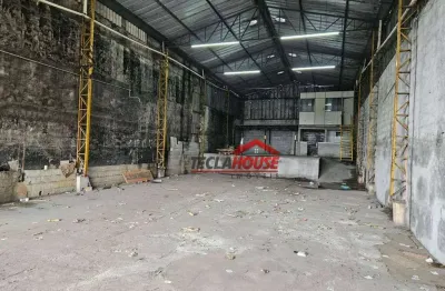 Galpão para alugar, 300 m² por r$ 7.123/mês - cidade nova bonsucesso - guarulhos/sp