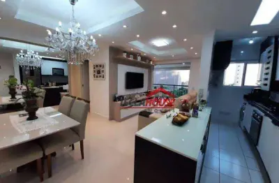 Apartamento com 2 dormitórios à venda, 68 m² por r$ 620.000,00 - jardim flor da montanha - guarulhos/sp