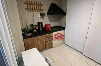 Apartamento com 2 dormitórios à venda, 80 m² por r$ 830.000,00 - jardim flor da montanha - guarulhos/sp