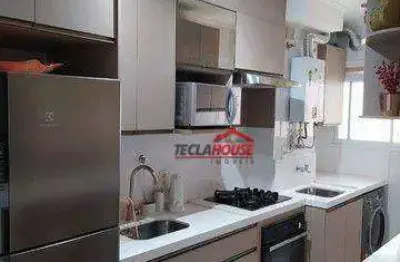Apartamento com 2 dormitórios à venda, 68 m² por r$ 590.000,00 - jardim flor da montanha - guarulhos/sp