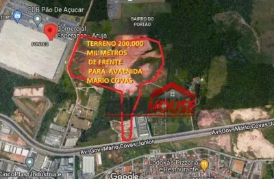 Área à venda, 200000 m² por r$ 140.000.000,00 - portão - arujá/sp