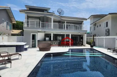 Sobrado com 5 dormitórios à venda, 510 m² por r$ 4.900.000,00 - jardim rafael - bertioga/sp