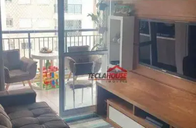 Apartamento com 2 dormitórios à venda, 68 m² por r$ 650.000,00 - jardim flor da montanha - guarulhos/sp