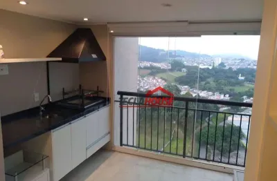 Studio com 1 dormitório para alugar, 38 m² por r$ 3.000,00/mês - jardim flor da montanha - guarulhos/sp