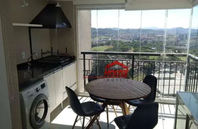 Apartamento com 1 dormitório para alugar, 38 m² por r$ 3.500,00/mês - jardim flor da montanha - guarulhos/sp