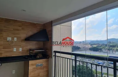 Apartamento com 2 dormitórios para alugar, 68 m² por r$ 3.800,00/mês - jardim flor da montanha - guarulhos/sp