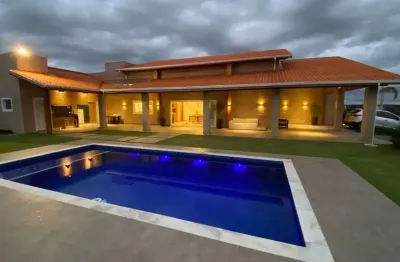 Casa de luxo no condominio ninho verde ii - pardinho - sp,  com piscina aquecida