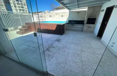 Cobertura para venda com 300 metros quadrados com 3 quartos em laranjeiras - rio de janeiro - rj