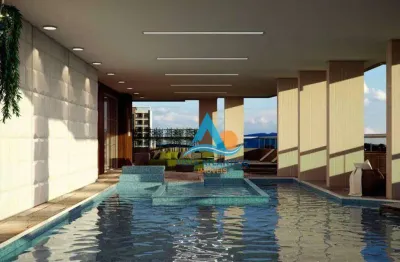 Apartamento com 2 dormitórios à venda, 68 m² por r$ 495.000,00 - aviação - praia grande/sp