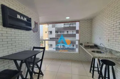 Apartamento com 2 dormitórios à venda, 86 m² por r$ 590.000,00 - vila guilhermina - praia grande/sp