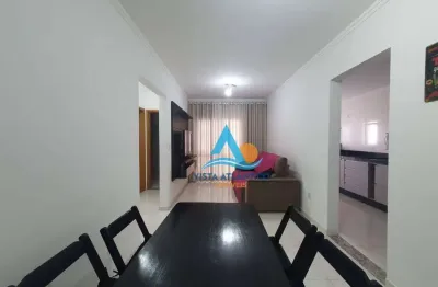 Apartamento com 2 dormitórios à venda, 86 m² por r$ 585.000,00 - vila guilhermina - praia grande/sp