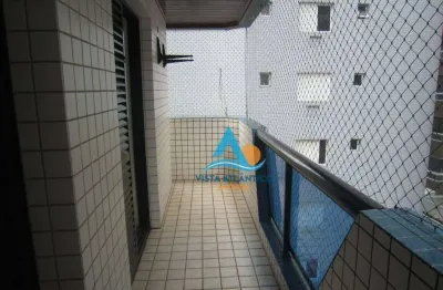 Apartamento varanda  com 2 quartos à venda - 1 quadra da praia  - Guilhermina - Praia Grande/SP